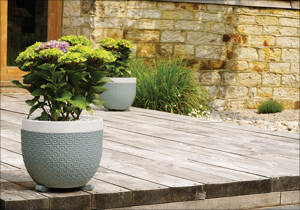 Mr Jones Glazed Terracotta Garden Pots by Laura Ashley