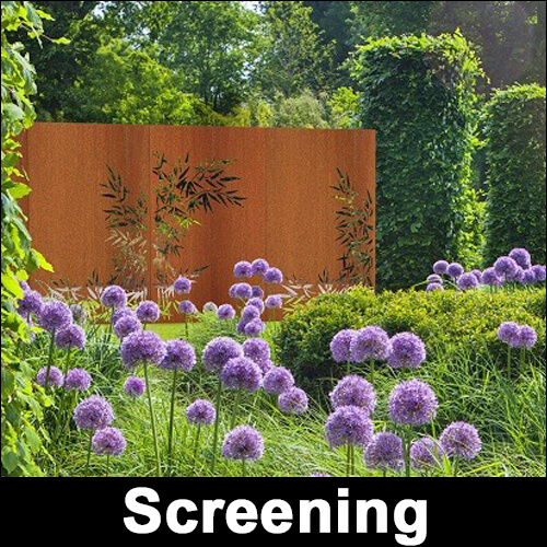 Corten Steel Decorative Screening Panels