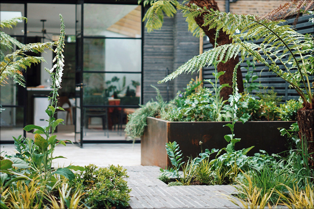 ADEZZ Corten Steel CARREZ Low Square Planter