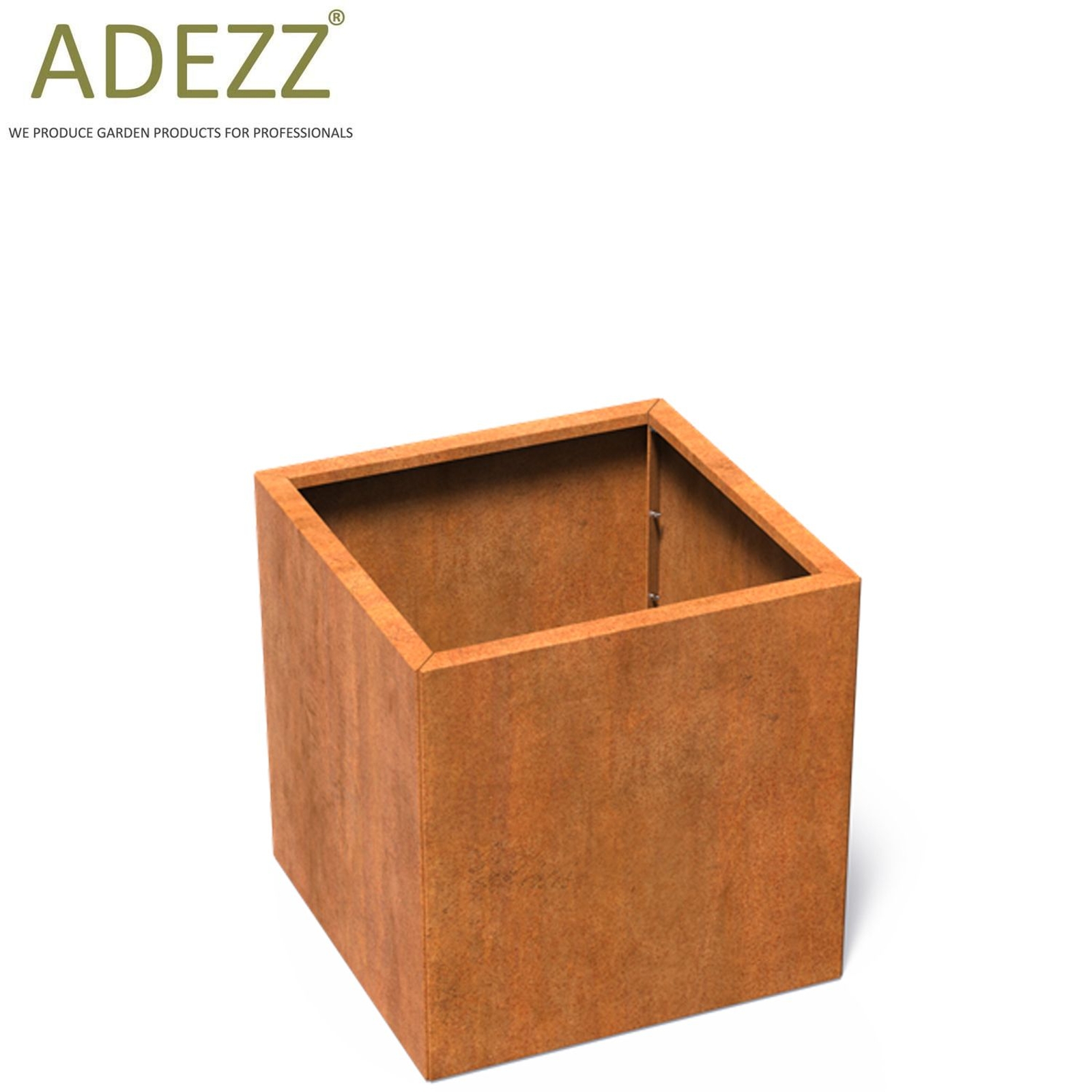 More Than Pots ADEZZ Corten Steel CONNECT (Flat Pack) CARREZ Cubed