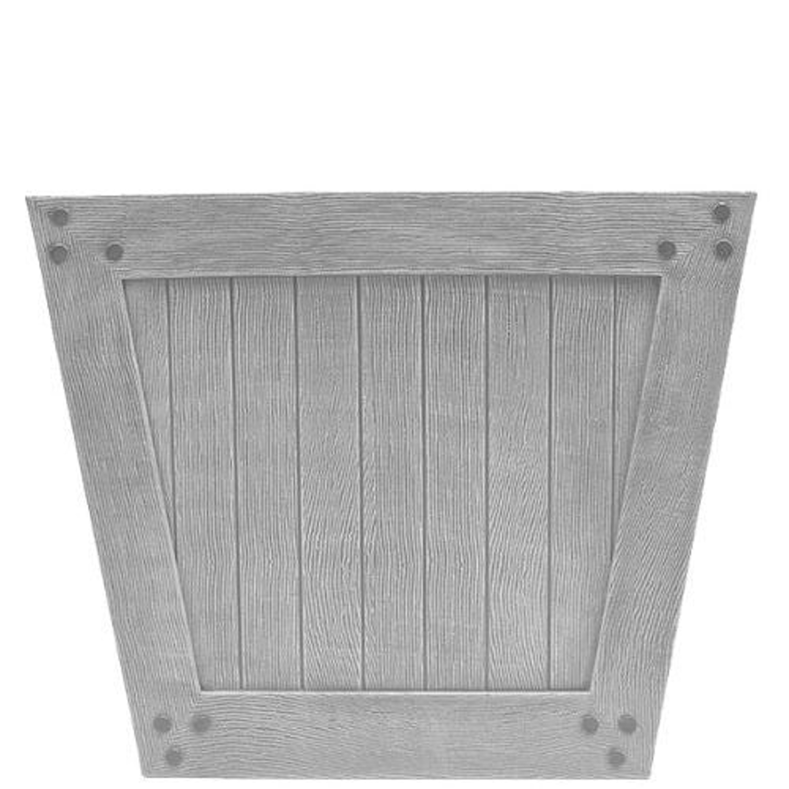 Grey Farmhouse Lightweight Planter L38cm x D38cm x H30cm VR3442