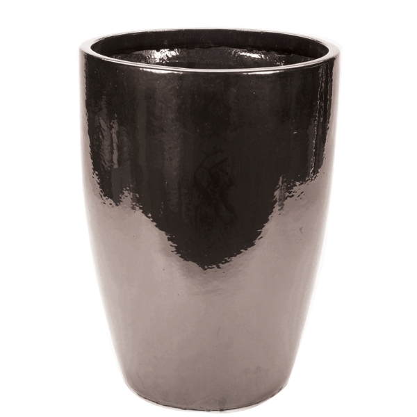 glazed pots