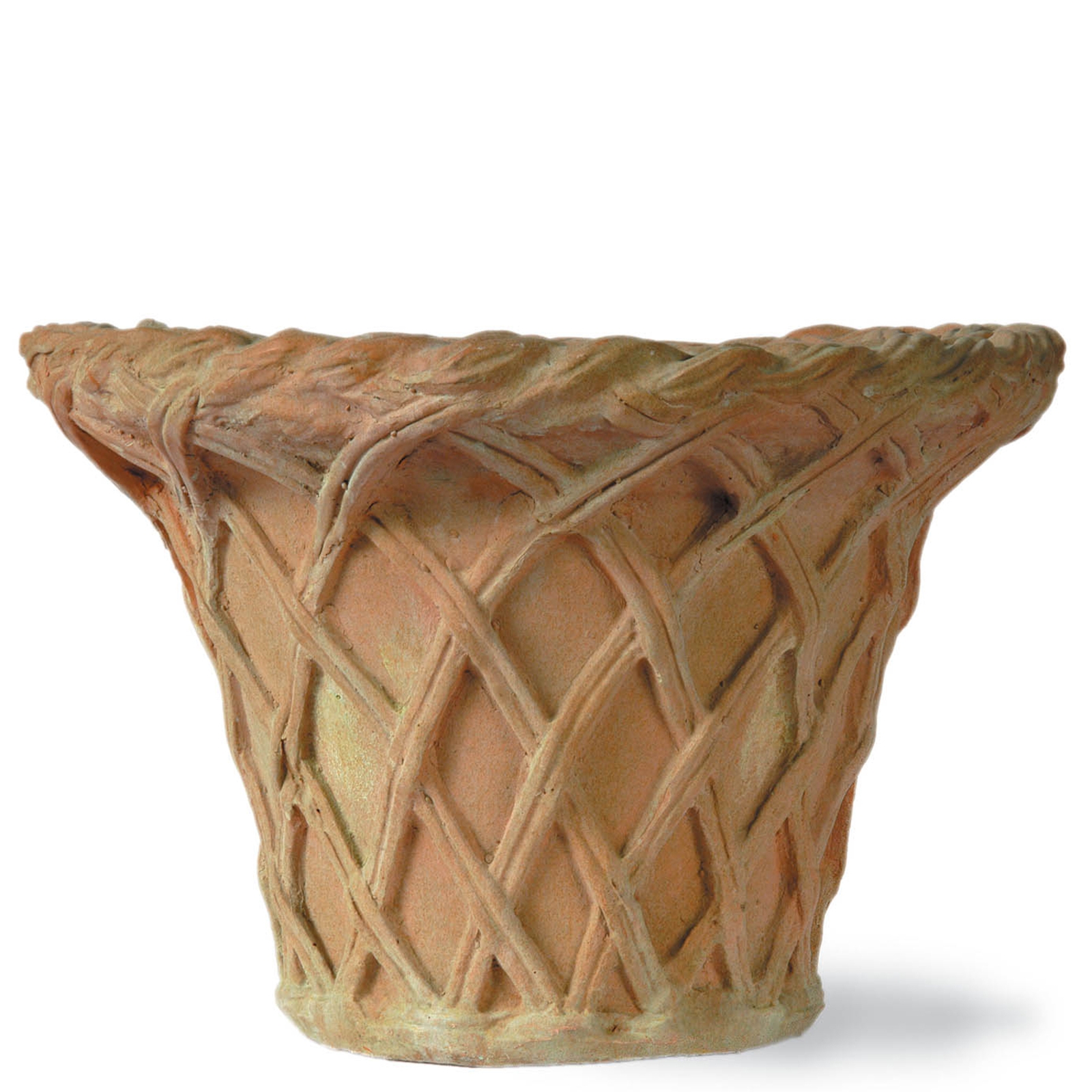 Fibreglass Faux Terracotta Lattice Pot LAT CGP East Sussex More