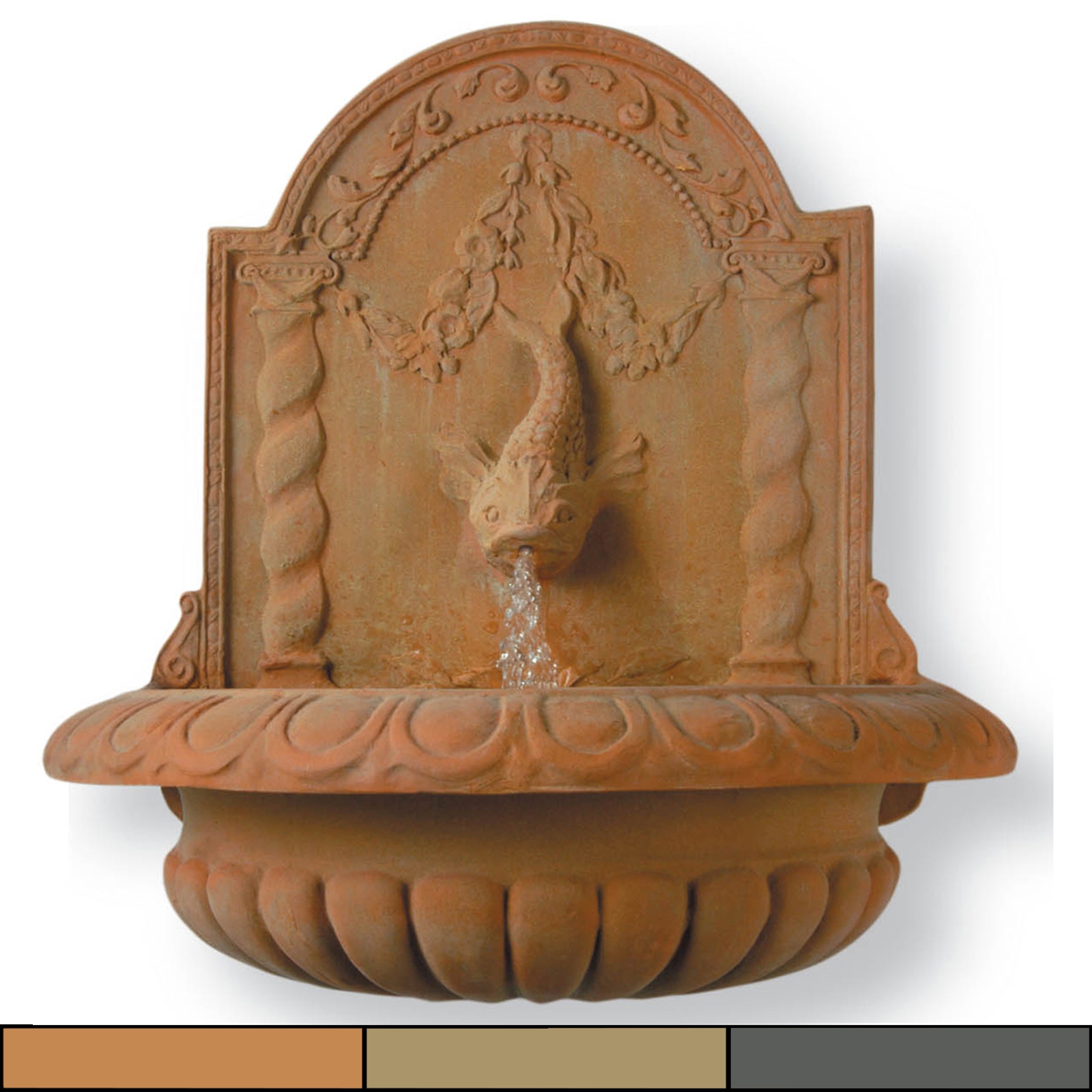 The Great Dolphin Bowl Fibreglass Wall Fountain F13 CGP East Sussex